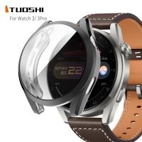 Watch Case for Huawei Watch 3 Cover 46MM Soft TPU Case Full Coverage Protective Cover for Huawei Watch 3 Pro Screen Protect 48MM