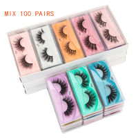 Wholesale Eyelashes 10200 PCS 3d Mink Lashes Dramatic Natural Soft Handmade False Eyelashes Makeup Faux Cils In Bulk maquiagem