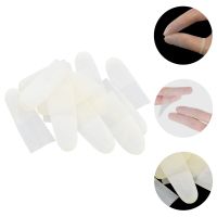 tdfj 150 Pcs Cots Gloves Disposable Fingertips Protector Guard Anti Static Emulsion Covers