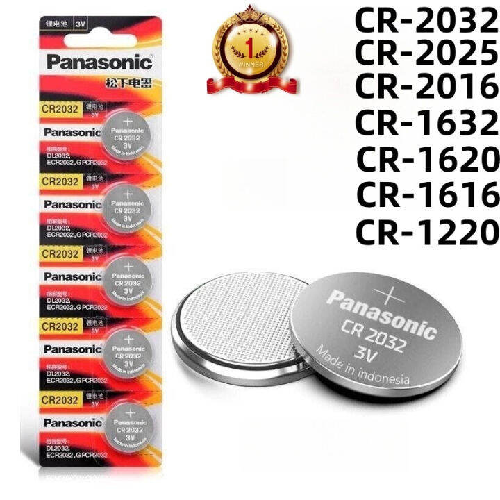 ของแท้ CR2032 ถ่านกระดุม Panasonic รุ่น CR2032 / CR2025 / CR2016