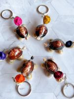 【STOCK】 Creative Home Conch Shell Crafts With Hat Keychain Turtle Street Stall Night Market Tourist Attraction Souvenir