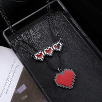 Fashion Necklaces Game Undertale Papyrus Sans Frisk Bravery LOVE Heart Necklace Pendant Link Chain Women Jewelry Accessories