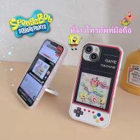 ?ส่งจากไท ?เคสไอโฟน 13 11 เกมคอนโซล SpongeBob Patrick Star ระดับไฮเอนด์ ขาตั้งโทรศัพ เคส iphone 13 12 11 pro max Xr Xs X caseนิ่ม