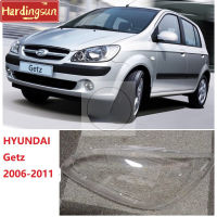 Hardingsun ฝาครอบไฟหน้ารถยนต์1คู่สำหรับ HYUNDAI Getz 2006 2007 2008 2009 2010 2011เลนส์ไฟหน้าไฟหน้ารถ