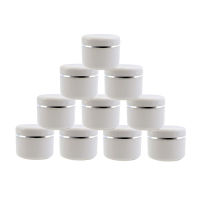 10pcs Cream Jar 30 g 50 g 100 g 250 g Travel Lotion Facial Cleanser Cosmetic Container Plastic Empty Cosmetic Jar