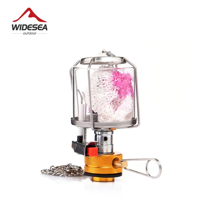 Widesea Camping Gas Lantern Equipment Portable Outdoor Tent Lamp Stove