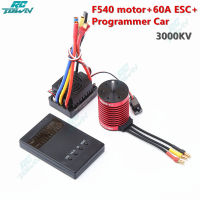 RCtowm อัพเกรดกันน้ำ F540 4370kv มอเตอร์แบบไม่มีแปรง60a Brushless Esc &amp; Programmer รถสำหรับ1/10 Rc รถ Redcat ไฟฟ้า Volcano Epx Pro Blackout Xte