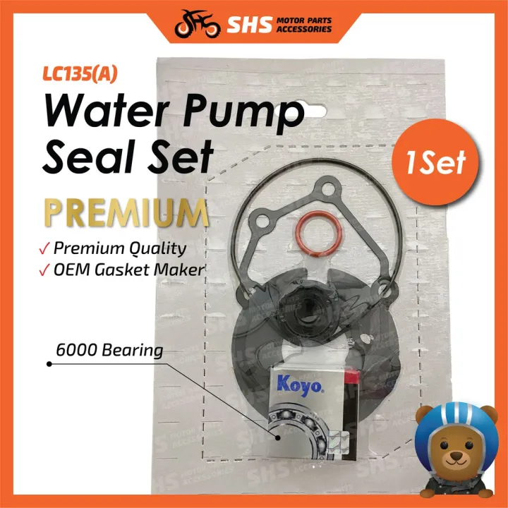 LC135 (A) Water Pump Seal Set / 6000 bearing / Premium Quality / OEM