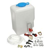 ✧❇ Car Styling Washer Tank Pump Bottle Kit Universal 12V 1.8L Windshield Wiper Systems Reservoir