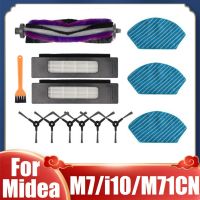 For Midea M7/ I10/ M71CN Vacuum Cleaner Main Side Brush HEPA Filter Mop Cloth Replacement Parts