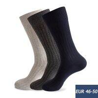 【jw】✖✘  Mans Socks Combed Cotton Business Large Size 4243444546.47484950 Striped Breathable Husbands Father