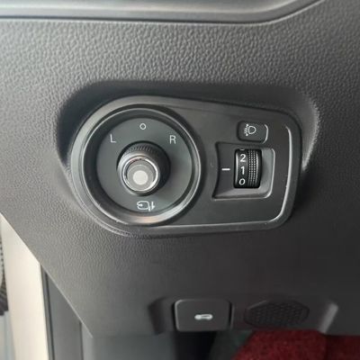 Car Headlight Switch Cover Trim Sticker Decoration Interior Accessories for MG 4 MG4 EV Mulan 2023 ABS Carbon Fiber