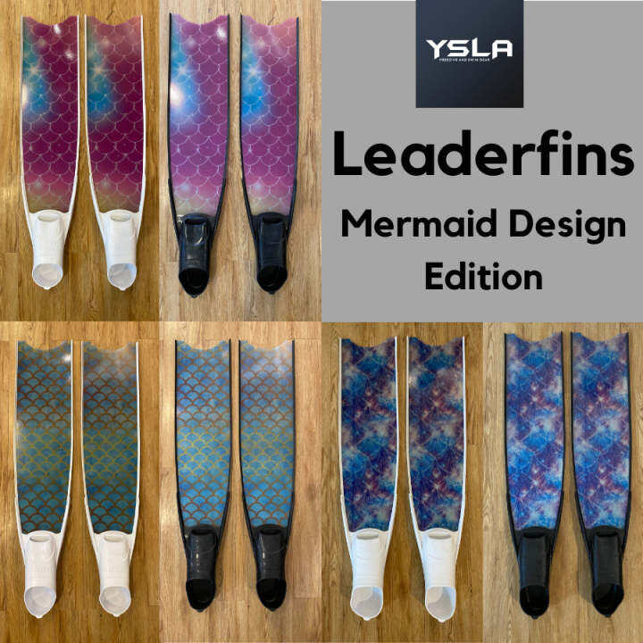 Ysla Leaderfins Semitransparent Mermaid Design Edition Fiber Glass Long