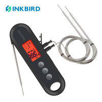 Inkbird เครื่องมือวัดอุณหภูมิอาหารแบบดิจิตอล,รองรับ Probes อ่านทันทีสำหรับย่าง,LCD Backlit ขนาดใหญ่,นอนหลับอัตโนมัติ,อุณหภูมิเตือนและการสอบเทียบ,เหมาะสำหรับทำอาหารเนื้อสัตว์,ปลา,ซุปฯลฯ