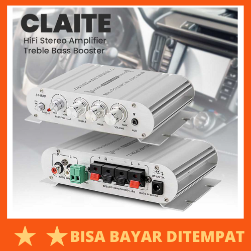 Stereo Amplifier Treble Bass Booster / Kit Power Amplifier Speaker