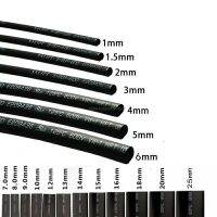 5M 1Mm/1.5Mm/2Mm/2.5Mm/3Mm/3.5Mm/4Mm ความยาวท่อลวดความร้อนสีดำ Shrinkable เส้นผ่าศูนย์กลางห่อไฟฟ้า