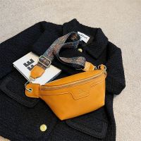【Lanse store】กระเป๋าคาดตัว,กระเป๋าคาดเอวทำจากขนสัตว์สำหรับสตรีกระเป๋าคาดอกกลางแจ้งกระเป๋าสุภาพสตรีลายนก