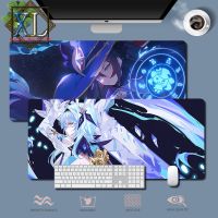 XL แผ่นรองเมาส์เกมมิ่งแบบกำหนดเอง 70 ซม. x 30 ซม. Genshin Impact Mouse Pad แผ่นรองเมาส์เกมลื่นไถลขนาดใหญ่พิเศษ