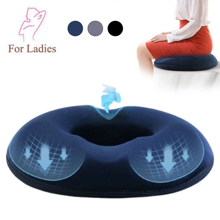 Memory Foam Seat Cushion Coccyx Orthopedic Massage Hemorrhoids