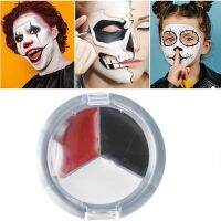 3 Colors Face Paint Oil Painting Pigments Red Black Clown Cream Painting Facial Makeup Up Party White Body Halloween Art R8T1