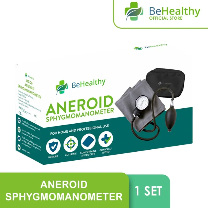 BeHealthy Aneroid Sphygmomanometer, BP Apparatus Lazada PH