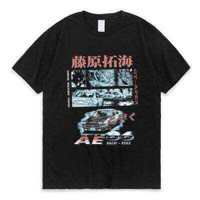 Initial D Manga Hachiroku Shift Drift Men T Shirt Takumi Fujiwara Tofu Shop Delivery AE86 Mens s T-shirt Short Sleeve XS-4XL-5XL-6XL