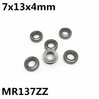 10Pcs MR137ZZ 7x13x4 mm Deep groove ball bearing Miniature bearing High quality MR137Z MR137 Axles  Bearings Seals