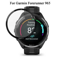 ฟิล์มติดไฟรถคอมโพสิตโค้ง3D สำหรับ Garmin Forerunner 965สมาร์ทวอท์ช HD ฟิล์มป้องกันรอยขีดข่วนอุปกรณ์ป้องกันหน้าจอ