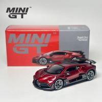 MINIGT 1:64 Divo Red Metalli รถสปอร์ตรถโลหะผสม MGT503โมเดล