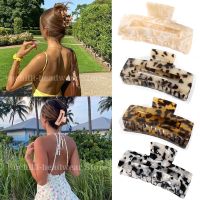 Women Leopard Acetate Hair Clips High Quality Hair Claw for Girls Claw Clips Grab Hairpin Barrette Clamp Hair Accessories Gifts