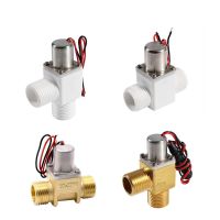 G1/2 DC4.5V Solenoid Valve Durable Plastic Water Control Electric Pulse Valve for Integration Faucet Water Control Sensor Switch Valves