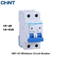 CHNT CHINT NB1-63 1P 2P 3P 4P AC 230/400V MCB Circuit Breaker DIN Rail Mounting Miniature Air Switch DZ30 DZ40 EPN DPN TPN DZ47