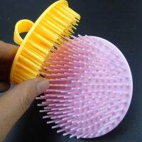 New Arrival 2pcs/lot Fashion Silicone Shampoo Scalp Shower Body Washing Hair Massage Brush Comb Shapoo Brush