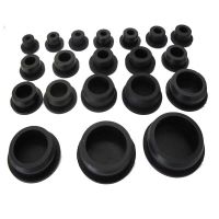 5PCS Black Silicone Rubber Plugs T Type 15.5mm-39.3mm Blanking End Cap Inserts Seal Plug Stopper Hole Caps Gas Stove Parts Accessories