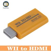 FAWYT WII2HDMI ตัวแปลง Wii เป็น HDMI ตัวแปลงทีวี Wii เป็น HDMI อะแดปเตอร์ WII2HDMI สะดวกสบายๆ 720p/1080P ตัวแปลงวิดีโอ HD 1080P Wii เป็น HDMI สำหรับทีวี/เกมคอนโซล/จอภาพ DVI