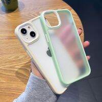 (Great. Cell phone case) สำหรับ iPhone 13 12 Pro Max 11ใสกันกระแทกซิลิโคนกันชนกรณี X XR XS 7 8บวก SE ที่เรียบง่ายสีทึบเคลือบฝาครอบ