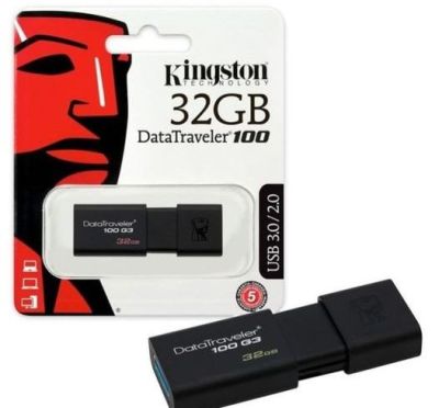 Kingston Flash drive DataTraveler 100 G3 32GB USB3.0 ของแท้ 100% DT100G3