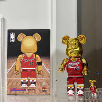 Nbabearbrick70 Th ครบรอบรุนแรงหมีอาคารบล็อกหมีตุ๊กตาตกแต่งรุ่น400% + 100% สำหรับแฟน