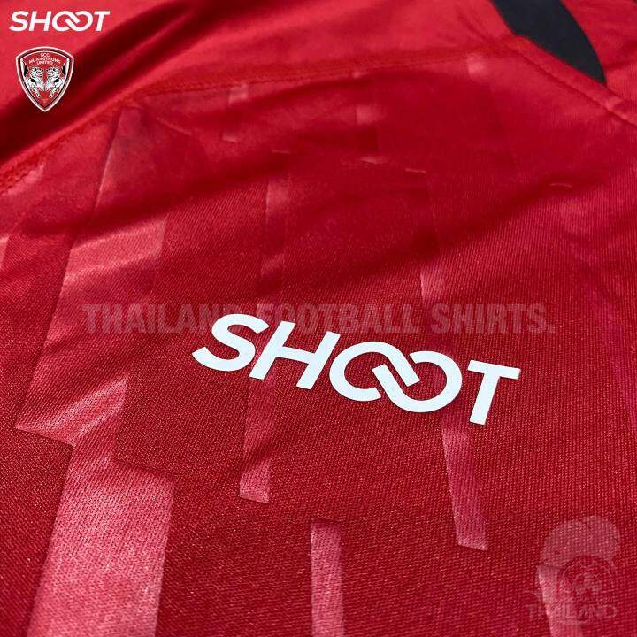 shoot-เสื้อแข่งสโมสรเมืองทอง-ยูไนเต็ด-2021-22-no-sponsor-สินค้าของเเท้-100