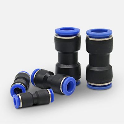 6/8/10mm Pneumatic Air Line Fittings Plastic Straight Air Water Hose Pipe Tube Connector Valve Connect Tube Joint Adapter