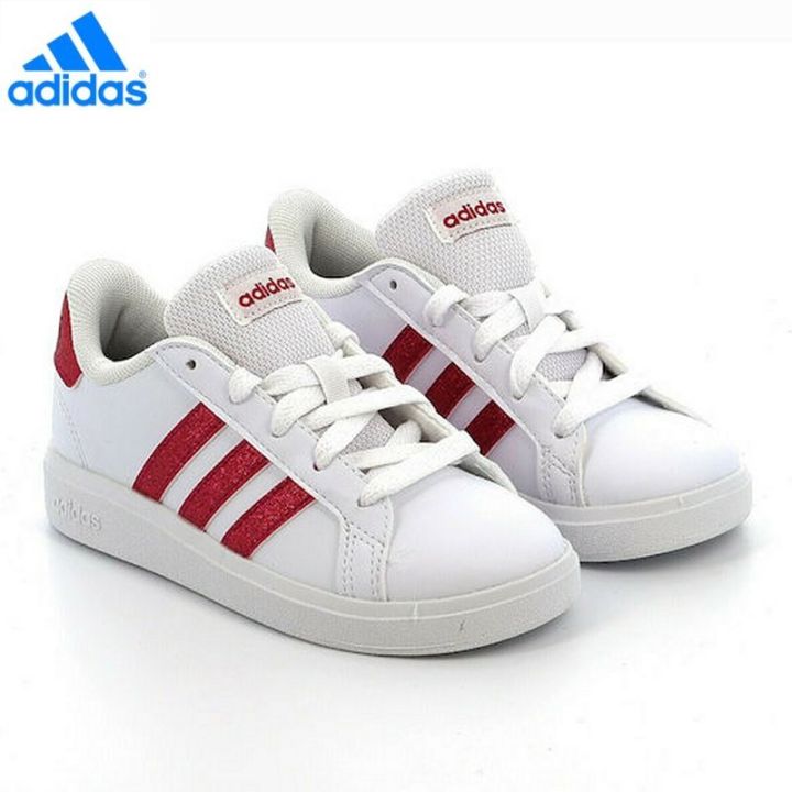 Adidas Kids Grand Court LifeStyle GX7159 White/Team Real Magenta ...