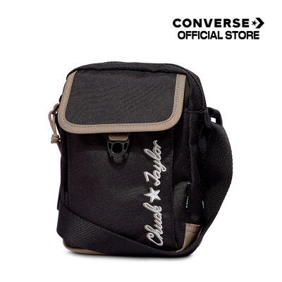 Converse กระเป๋าสะพายข้าง CROSSBODY คอนเวิร์ส EMBROIDERED ผู้ชาย ผู้หญิง unisex สีดำ 10023825-A01 170924CU1GA