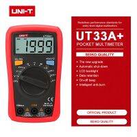 ZZOOI UNI-T UT33A Plus Palm Size Multimeter Resistance Measure AC DC Capacitance Tester Backlight Temperature Measurement Voltmeter