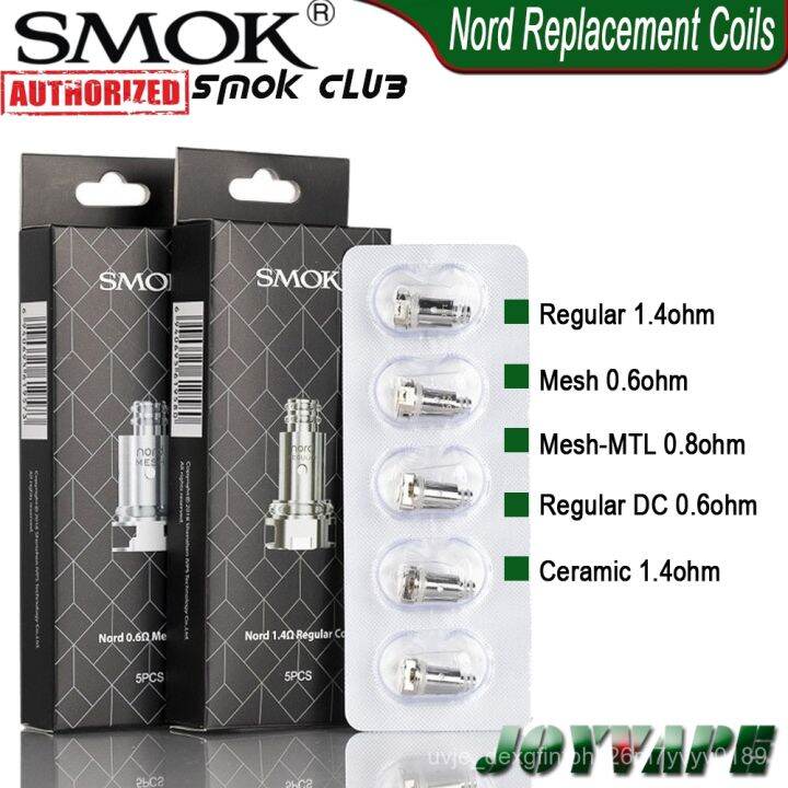SMOK Nord Coils Regular Ceramic Coil for MTL Vaping Replacment Head For Nord Pod Kit Lazada PH
