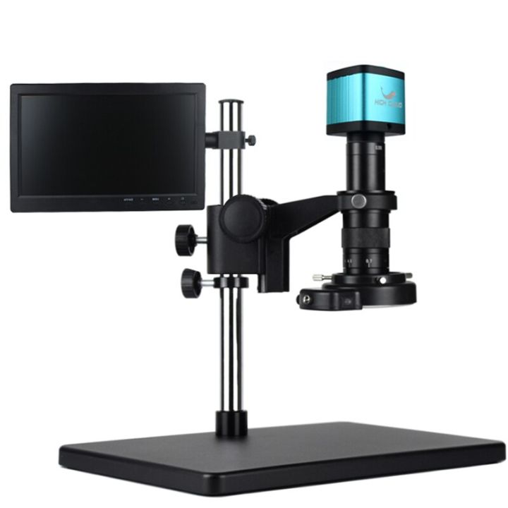 48mp-4k-hdmi-usb-industrial-digital-video-microscope-camera-120x-300x-zoom-c-mount-lens-usb-led-ring-light-for-repair-soldering