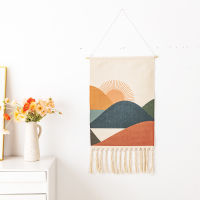 Macrame Tassel Tapestry Bohemia Decoration Nordic Home Decor Homestay Hanging Canvas Bedroom Art Background Cloth Hand-woven