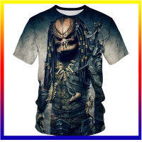 Pelikula เสื้อยืด Predator 3D Printing Street Men ผู้หญิงแฟชั่นพลัสขนาดเสื้อเด็กเสื้อ Hip Hop Top นิยายระทึกขวัญ Camisetas XS-5XL