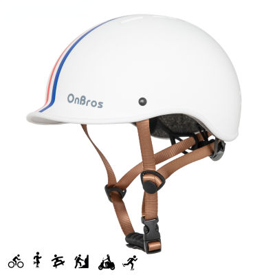 OnBros Urban Riding Helmet หมวกกันน็อคจักรยานกลางแจ้งหมวกกันน็อคสำหรับขี่จักรยานสำหรับผู้ชายและผู้หญิง