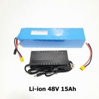 แบตเตอรี่ 48V Li-ion 21700 15000mAh 15Ah พร้อมที่ชาร์จ จักรยานมอเตอร์ไฟฟ้า สกู๊ตเตอร์ไฟฟ้า