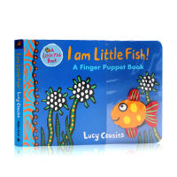 Finger puppet I am little fish! A finger puppet book I am a small fish English original picture book parent-child interaction young English paper book mouse Bobo author Lucy cousins